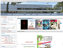 Tablet Screenshot of mediatheque-plougastel.net